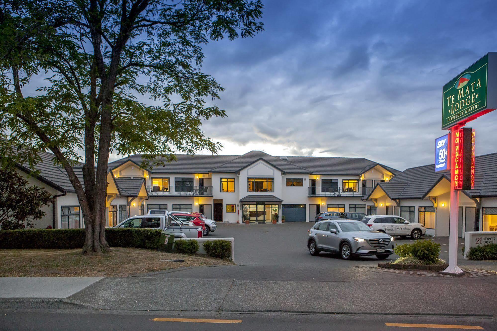 Te Mata Lodge Havelock North Eksteriør billede